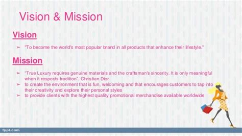 dior mission and vision statement|Dior brand values.